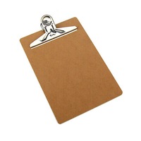 Bulk Lot 36 x Wooden A5 File Paper Clip Writing Board Clipboard