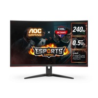 AOC C32G2ZE 31.5" Curved Monitor 0.5ms 240Hz, FHD FreeSync Premium, Ultra Narrow Border