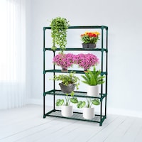 Levede 2x5 Tier Plant Shelve Garden Greenhouse Steel Storage Shelving Stand Rack