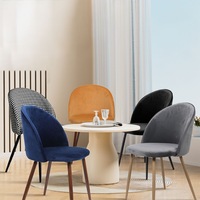 Levede 2x Dining Chairs French Provincial Kitchen Cafe Lounge Upholstered Seat