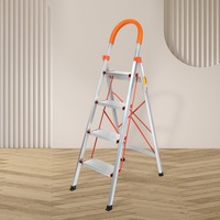 Traderight 3/4/5/6 Step Ladder Folding Aluminium Portable MultiPurpose Household