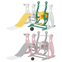 Bopeep Kids Slide Swing Basketball Ring Hoop Children Toddlers Play Toys Indoor