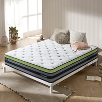 Dreamz Double Queen Mattress Cooling Bed 7 Zone Pocket Spring Euro Top Foam 30cm