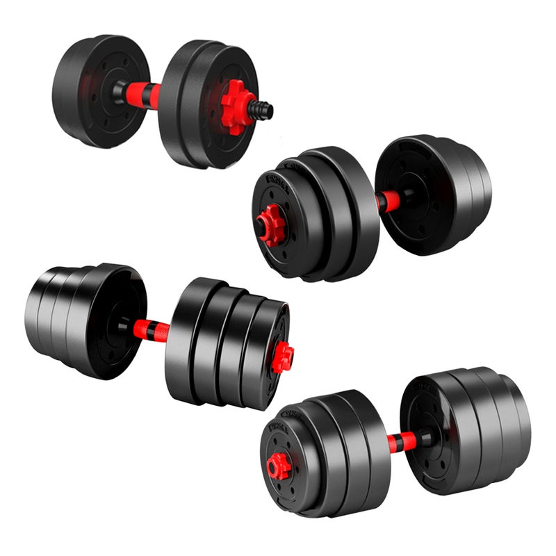 Centra Dumbbell Set Adjustable Barbell Weight Home Gym Exercise Fitness 15-40kg