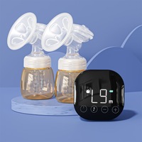 Double Electric Breast Pump Automatic 24mm Hand Free Feeding Bottle USB Silent