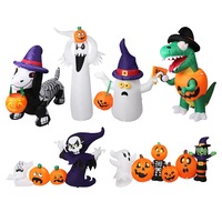 Halloween Inflatable Garden Decorations Party Led Lights Kid Ghost Scary Decor