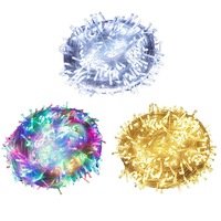 Emitto Led Curtain Fairy Lights String 8 Lighting Party Wedding Garden Decor