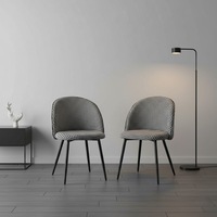 Levede 2x Dining Chairs Kitchen Cafe Lounge Chair Sofa Upholstered Padded Seat