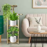 Levede Plant Stand Outdoor Indoor Flower Pots Rack Garden Shelf Home Decor 100CM