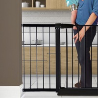 Levede Baby Safety Kids Gate 70.5CM Pet Security Door Barrier Extension Stair