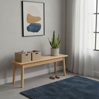 Levede 1XDining Chairs Bench Chair Seat Wooden Kitchen Outdoor Garden Patio