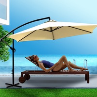 Mountview 3M Outdoor Umbrella Cantilever Base Stand Garden Patio Beach Umbrellas