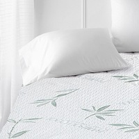 Dreamz Mattress Protector Topper Waterproof Bed Cover Fully Fitted Bamboo Queen