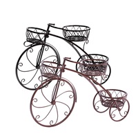 Levede Plant Stand Outdoor Indoor Metal Flower Pots Rack Corner Planter Shelf