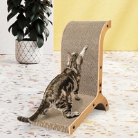 Pawz Cat Scratcher Scratching Board Corrugated Cardboard Scratch Bed Toy Pad Mat