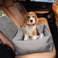 Pawz Pet Car Seat Dog Travel Safety Backrest Waterproof Removable Washable Bed