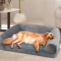Pawz Pet Dog Calming Bed Memory Foam Orthopedic Sofa Removable Cover Extra Large