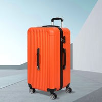 Slimbridge 30"Trunk Luggage Travel Suitcase Travelling Large TSA 4 Wheels Orange