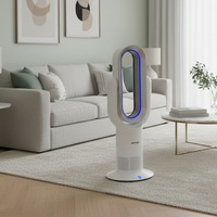 Spector Bladeless Electric Fan Cooler Heater Air Cool Sleep Timer All Season Use