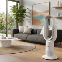 Spector Bladeless Fan Electric Cooler 2 In 1 Air Cool Sleep Timer Remote Control