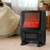 Spector Space Heaters Electric Portable Instant Fireplace Heater 3D Flame 2000W