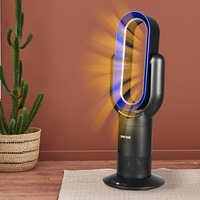 Spector Electric Heater Bladeless Hot+Cool 28'' Timer Remote Control Low Noise