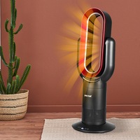 Spector Electric Heater Bladeless Hot+Cool 28'' Timer Remote Control Low Noise