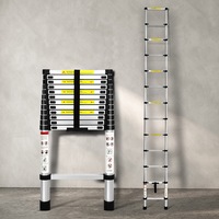Telescopic Ladder Step Aluminium Extension Portable MultiPurpose 2/2.6/3.2/3.8M