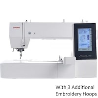 Janome Computerised Sewing Machine w/ 3 Hoops 500E