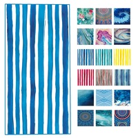 Luxton Beach Towel Sand Free Quick Dry Lightweight Swimming Outdoor Camping Towel (Large/Extra Large size, multiple designs)