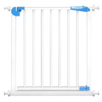 Adjustable Baby Pet Child Kid Safety Security Gate Stair Barrier Door Extension Blue