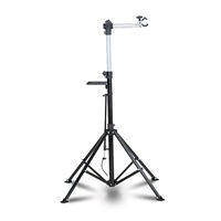 Foldable 4 Leg Home Mechanic Repair Bike Bicycle Stand With Magnetic Work Tray