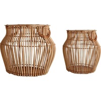 Rattan Belly Baskets Set Of 2