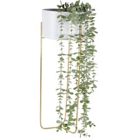 Tri Metal Flower Pot Stand White