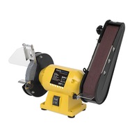 150mm Bench Grinder Linisher Sanding Grinding Wheel Belt Sander with 11 Belts