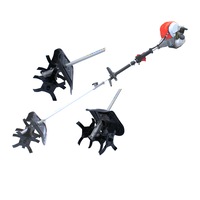 4-STROKE Cultivator Tiller Petrol Rotary Hoe Garden 4 Tine Rototiller Multitools