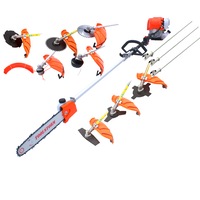 4-STROKE Pole Chainsaw Petrol Pruner Saw Brush Cutter Whipper Snipper Multi Tool
