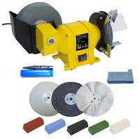 8" 6" Wet & Dry Bench Grinder 400W 200mm Knife Sharpener Power Tool Industries