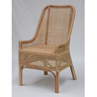 Summer Exotic Rattan Chair - Whitewash