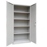 TCS 3x Metal Steel File Cabinets w Lock & 2 Keys 1.85m