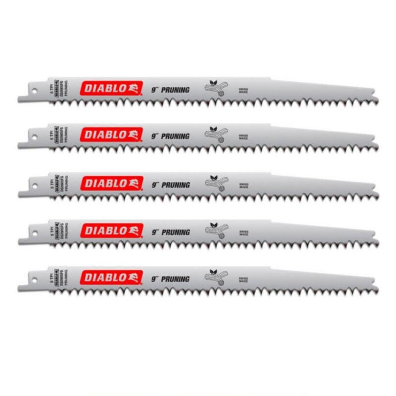 5x DIABLO 9" PRUNING RECIPROCATING SAW BLADES DS0905FG Unbranded Australia