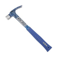 ESTWING E6-15SR ULTRA FORGED 15oz CARPENTERS STRAIGHT RIP CLAW SMOOTH FACE HAMMER WITH SHOCK REDUCTION GRIP