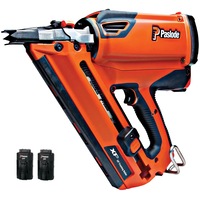 BRAND NEW PASLODE CORDLESS GAS FRAMING NAIL GUN KIT 906300 CFN325XP 2 BATTERIES