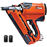 BRAND NEW PASLODE CORDLESS GAS FRAMING NAIL GUN KIT 906300 CFN325XP 2 BATTERIES