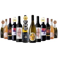Father's Day Special Red & White Wine Mixed - 12 Bottles with Silver Medal Wine