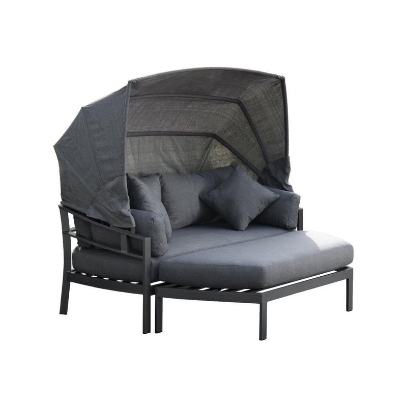 FurnitureOkay Manly Aluminium Outdoor Daybed – Charcoal