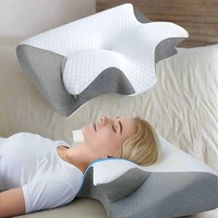 Danoz Direct - Experience ultimate comfort with the Danoz Direct Butterfly Sleep Memory Neck Pillow -