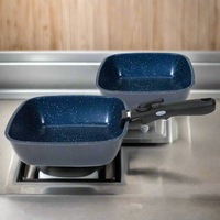 Danoz Direct FlavorStone Diamond 22cm and 24cm Deep Pan Set. With its unique diamond-infused ceramic surface