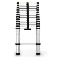 Bullet Multi-Purpose Ladder 3.8M Folding Telescopic Aluminium Extension Portable Alloy Step Multipurpose