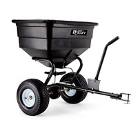 PLANTCRAFT Tow Behind Broadcast Seed Fertiliser Spreader 90kg 105L Tow Rotary Seeder